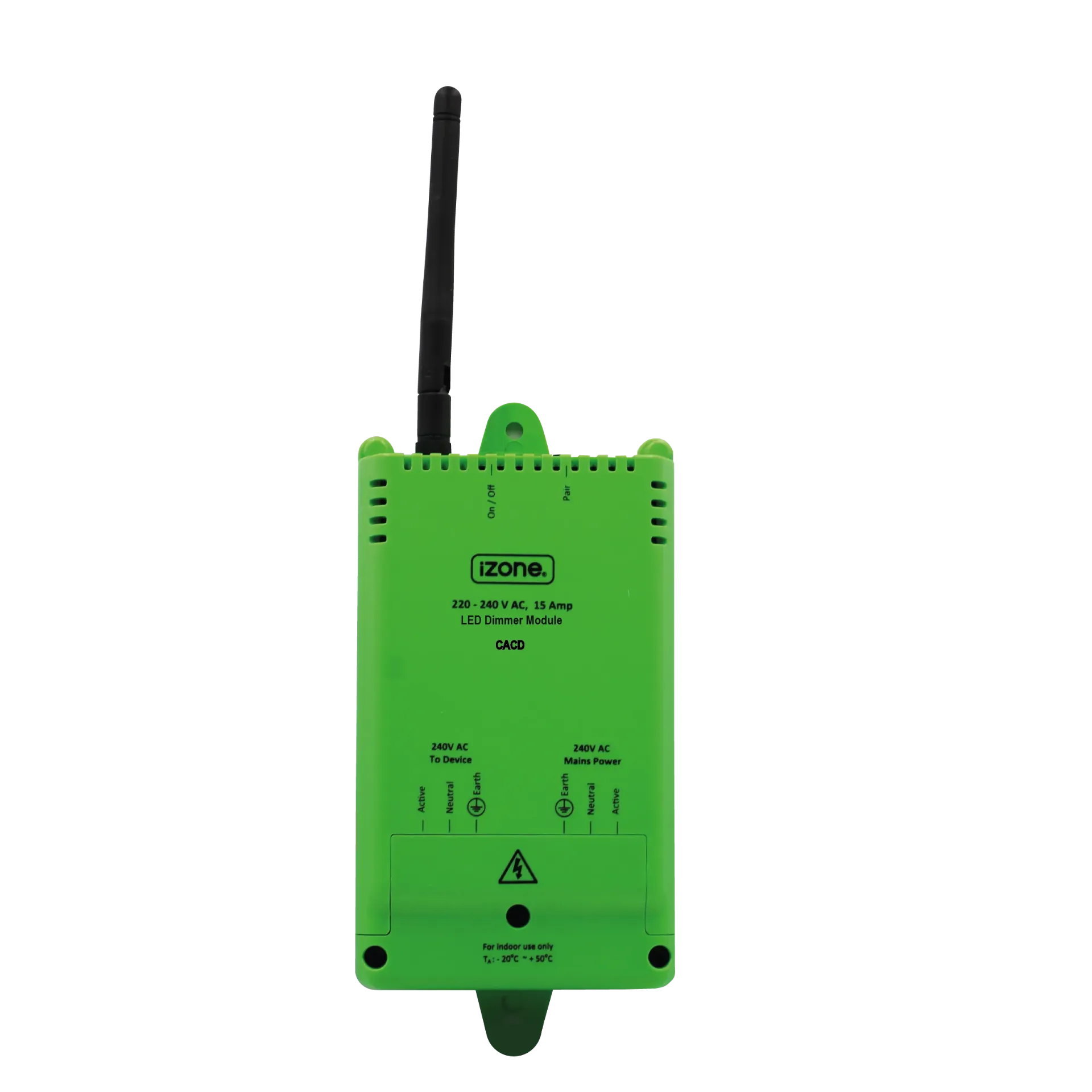 iZONE HARD WIRED SWITCH - 240V AC 1 AMP LED DIMMER