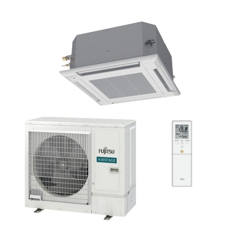 [SET-AUTH24KVLA] General 4-Way Flow Compact Cassette with Wireless Controller 7.1kW