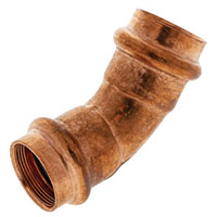 [NC-45E34] 3/4 PRESS 45 ELBOW (10 PACK)