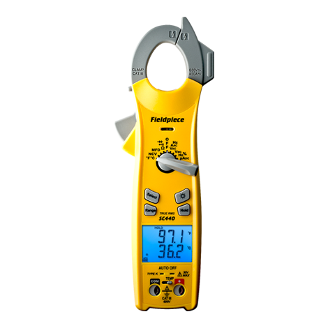 Fieldpiece SC440 : TRMS Dual Display Clamp Meter