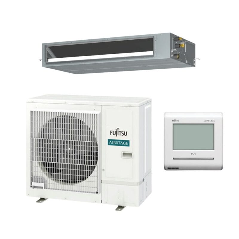 Fujitsu Mid Static Slimline Ducted Single Phase Set 10.0kW