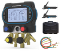 Si-RM450 Digital Refrigerant Manifold kit 4 (with Probes & Hoses)