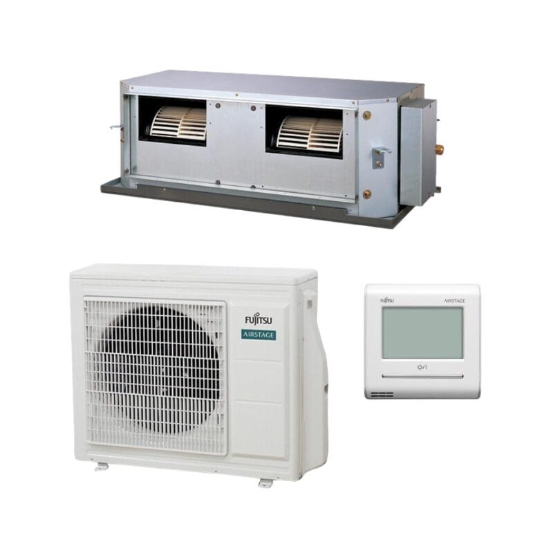 [SET-ARTH24KHTA] Fujitsu High Static Ducted Single Phase Set 7.1kW