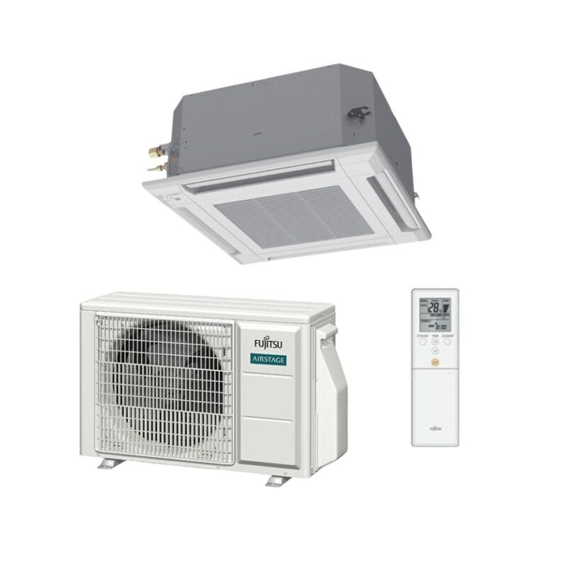 [SET-AUTH09KVLA] General 4-Way Flow Compact Cassette with Wireless Controller 2.5kW
