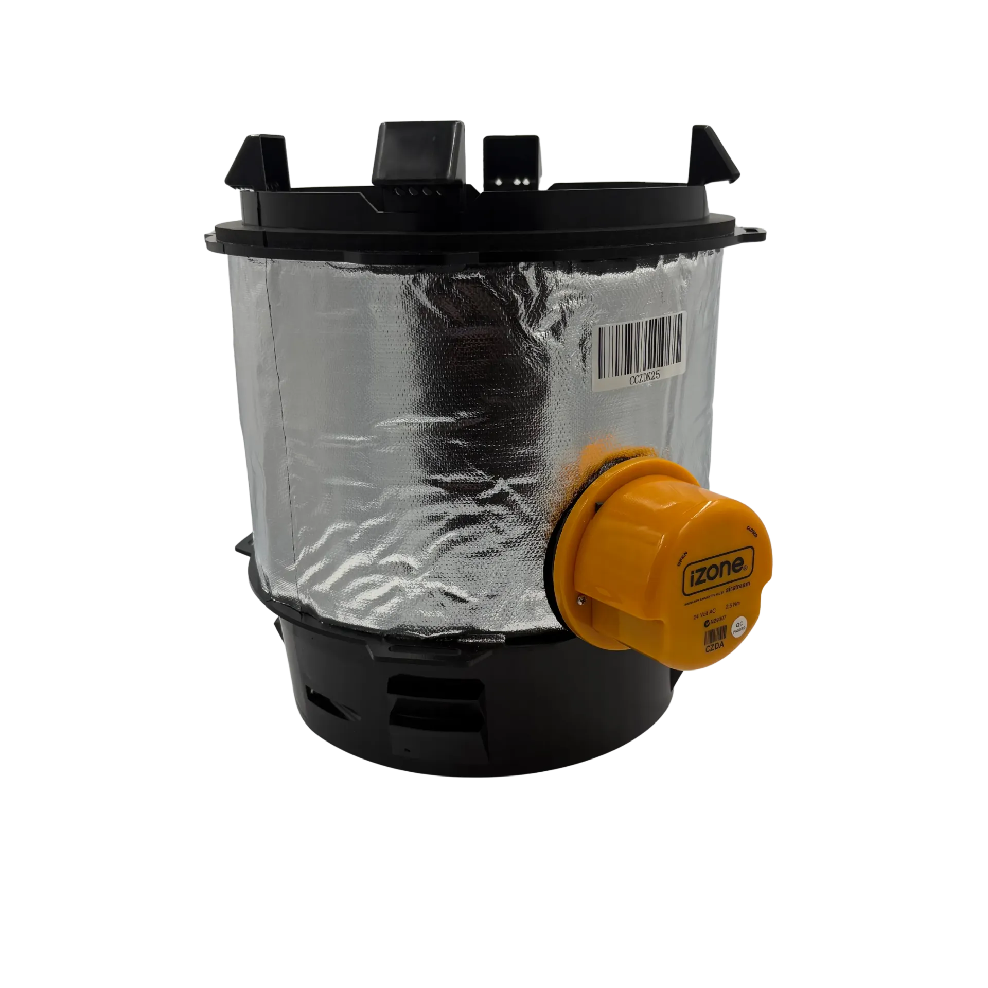 [AS-ZMR25] AirStream Clip In Zone Damper 250mm Round inc Cable