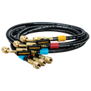 Fieldpiece HR3BM - 5/16" Mini-Split Ball Valve Hose Set- 3 Pack