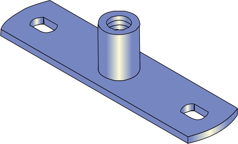 [M10-FMP] EF1200 Mounting Plates
