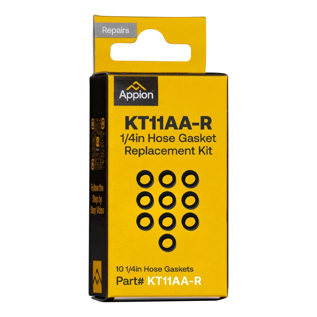 [AP-KT11AA-R] Appion MegaFlow 1/4" Replacement Gasket Kit – KT11AA-R