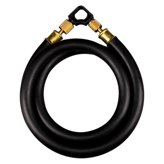 [AP-MH120006EAK] Appion MegaFlow Hose: 6-foot 1'2" Dia., Black with 3/8" and 1/4" fittings