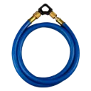 MegaFlow Hose: 6-foot, 3/8" Dia., Blue, with 3/8" and 1/4" fittings