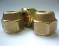 Forged Flare Nut - Short Barrel - Brass - 1/4" FSAE