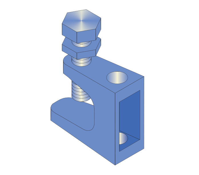 Beam Clamps M10 HDG