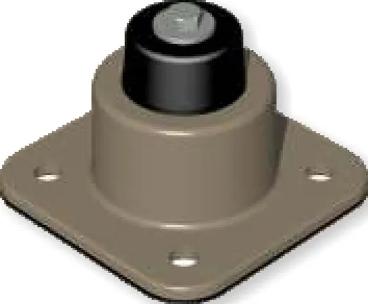 [ASRM50-40A] SuperMount 50mm Adjustable Seismic Rubber Mounts