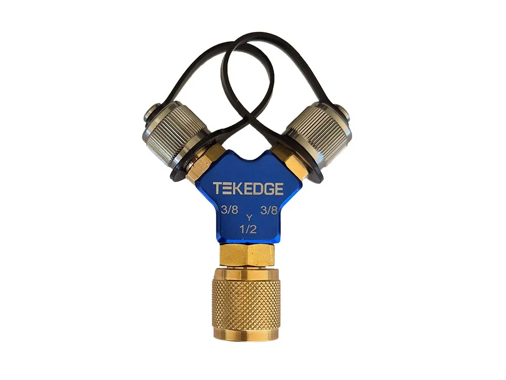 [TE-HFY2-08] TEKEDGE Hi-Flow Y 3/8 x 3/8 x 1/2