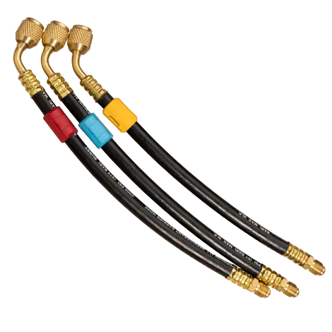 Fieldpiece HR3X – 1/4″ Open Valves Hose Extension Set – 3 Pack