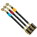 Fieldpiece HR3XB – 1/4″ Ball Valves Hose Extension Set – 3 Pack