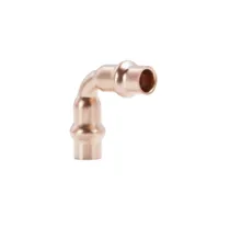 Copper Refrigeration Press Fitting 90° Elbow PxP 1/4" (5 Pack)